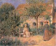 Pierre-Auguste Renoir Garden scene in Brittany oil on canvas
